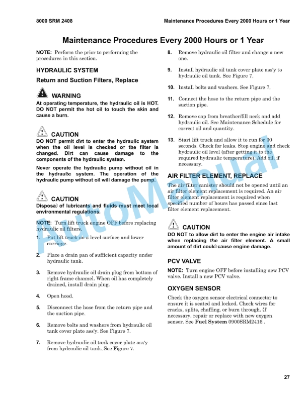 Hyster 2.6L, 3.0L, 3.3L Yanmar Diesel Engines Maintenance And Repair 3 Hyster 2.6L, 3.0L, 3.3L Yanmar Diesel Engines Maintenance And Repair - Image 3