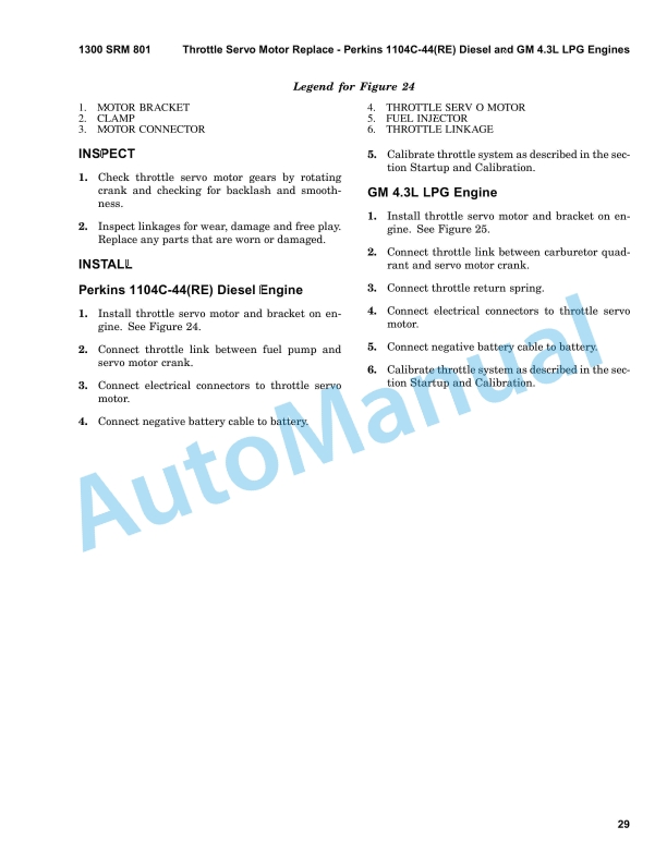 Alternative view of Hyster 4.3 Liter V-6 GM Engines Maintenance And Repair