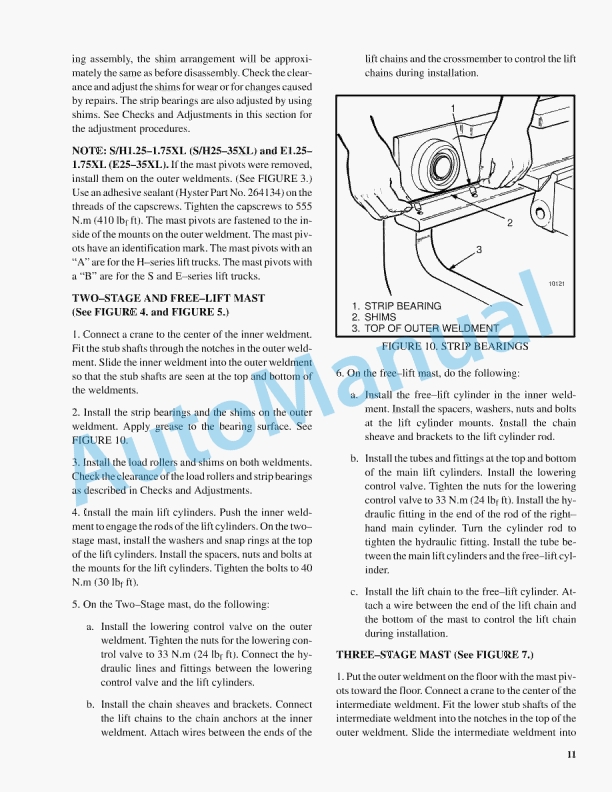 Hyster B168 (J40-60XL) Service Manual 4 Hyster B168 (J40-60XL) Service Manual - Image 4