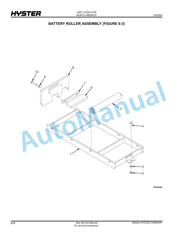 Hyster B60ZAC2 (E230) Parts Manual 5 Hyster B60ZAC2 (E230) Parts Manual - Image 5