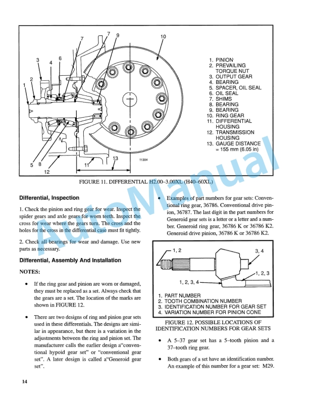 Alternative view of Hyster C001 (H25-35XL) Service Manual