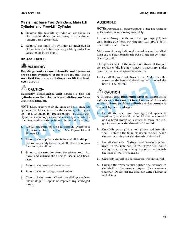 Hyster C001 (H25-35XL) Service Manual 5 Hyster C001 (H25-35XL) Service Manual - Image 5