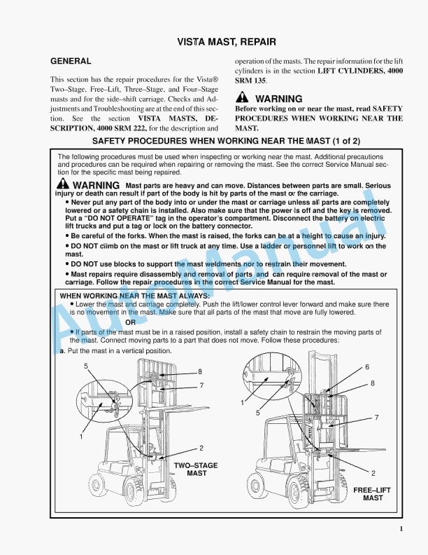 Hyster C187 (S40-60XL) Service Manual 4 Hyster C187 (S40-60XL) Service Manual - Image 4