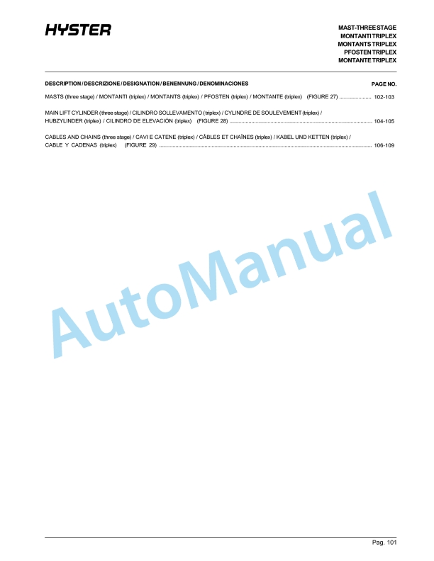 Hyster C1.8X V40XMU Parts Manual-2