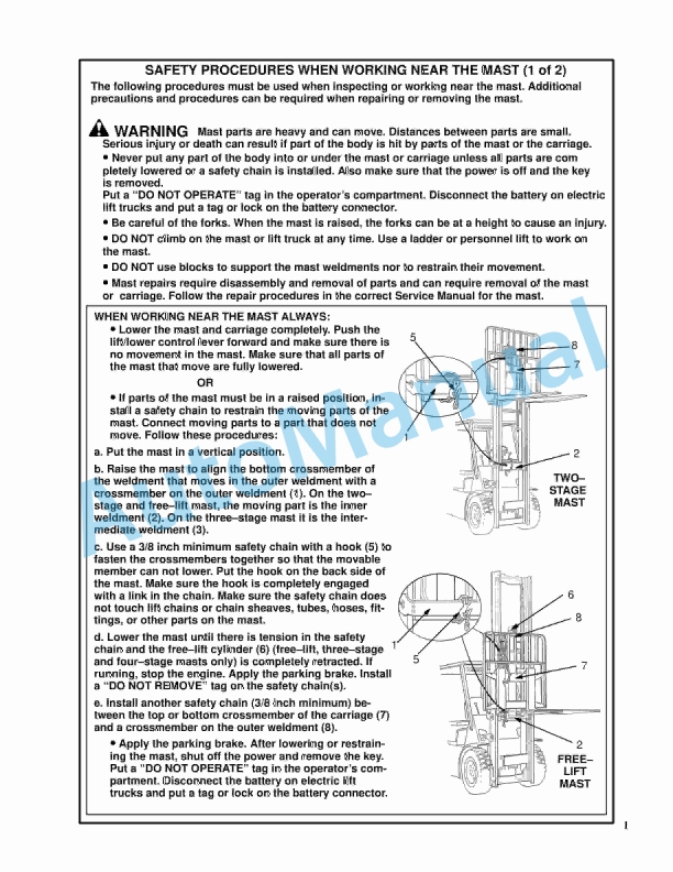Hyster C203 (A1.00-1.50XL) Service Manual
