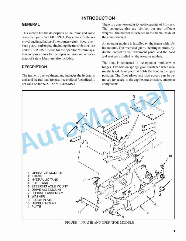 Hyster D001 (H1.50-1.75XM, H2.00XMS) Service Manual