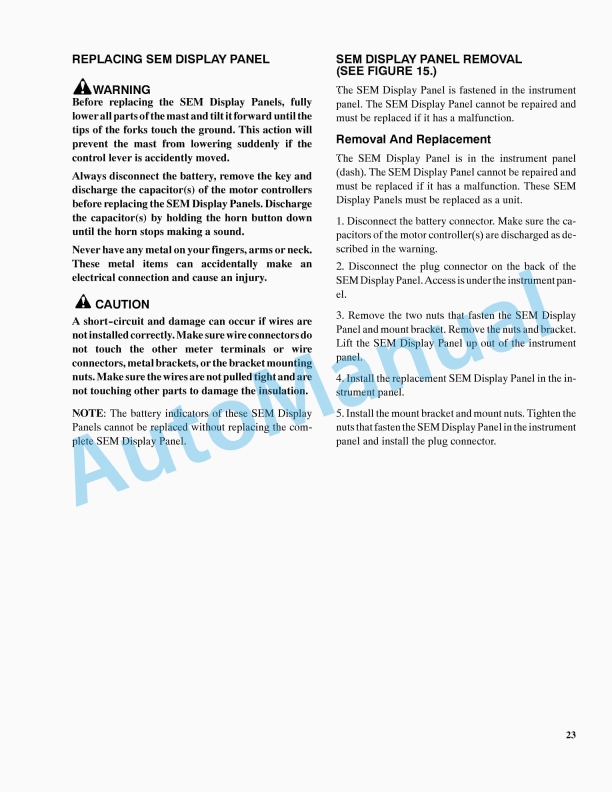 Hyster E118 (R30FFAFF) Service Manual 4 Hyster E118 (R30FFAFF) Service Manual - Image 4
