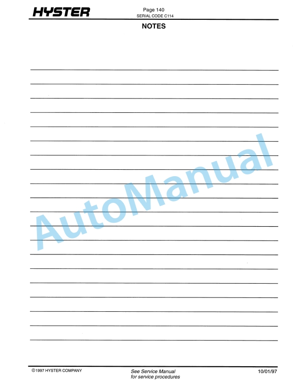 Hyster E25-30-35XL, E1.25-1.50-1.75XL (C114) Electric Parts Manual 3 Hyster E25-30-35XL, E1.25-1.50-1.75XL (C114) Electric Parts Manual-3