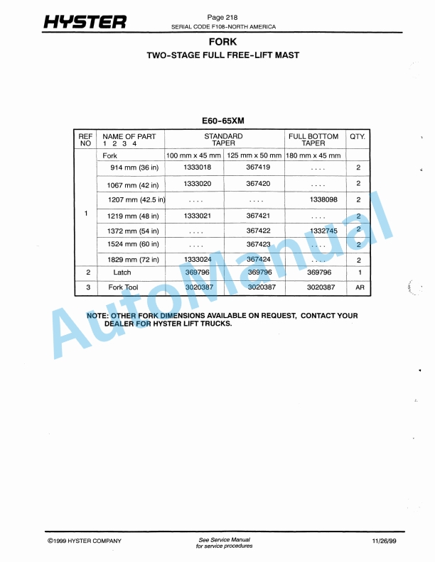 Hyster E45-50-55-60-65XM (F108) Electric Parts Manual-5