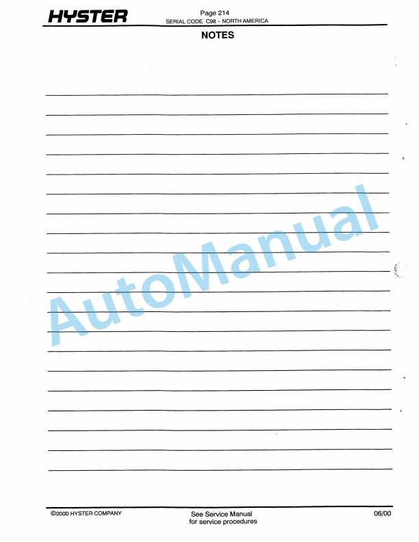 Hyster E70-80-100-120XL, E100XLS (C98) Electric Parts Manual-4
