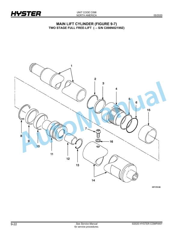 Hyster E80-120XL3, E100XL3S (C098) Electric Parts Manual 4 Hyster E80-120XL3, E100XL3S (C098) Electric Parts Manual - Image 4