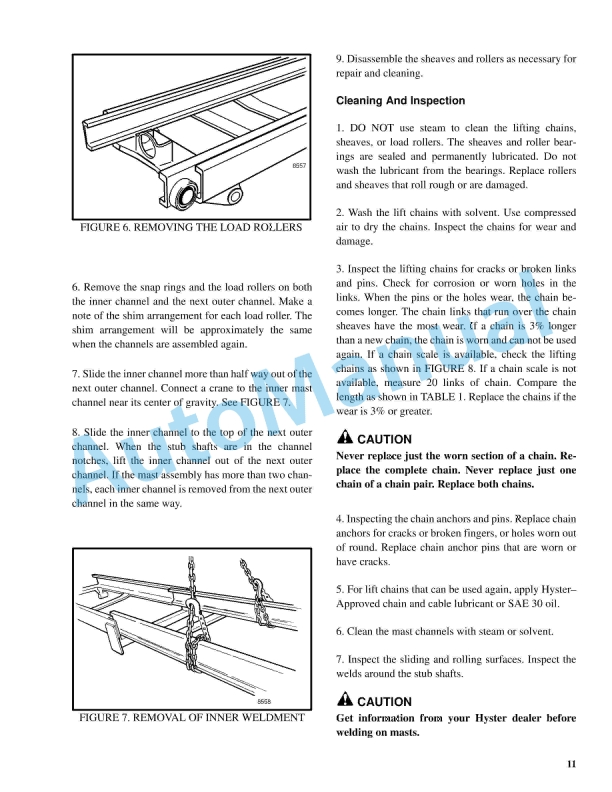 Hyster F003 (H40-60JS) Service Manual 4 Hyster F003 (H40-60JS) Service Manual - Image 4
