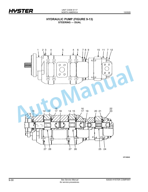Hyster H1050HD-CH, H1150HD-CH (E117) Challenger Parts Manual 5 Hyster H1050HD-CH, H1150HD-CH (E117) Challenger Parts Manual - Image 5