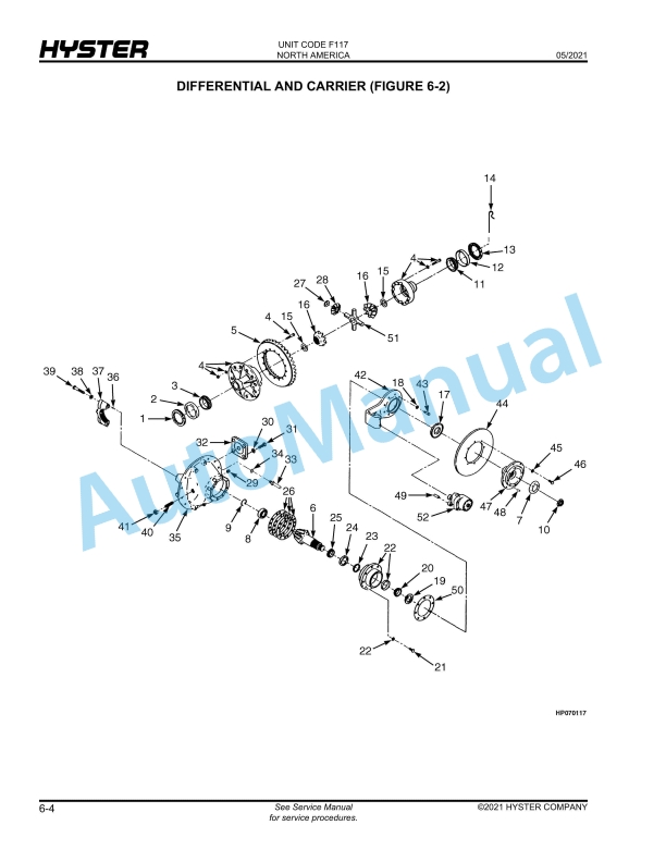 Hyster H1050HD-CH, H1150HD-CH (F117) Challenger Parts Manual 3 Hyster H1050HD-CH, H1150HD-CH (F117) Challenger Parts Manual - Image 3