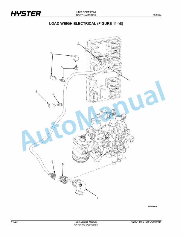 Hyster H135FT, H155FT, H155FTS, H170FTS (P006) Parts Manual 2 Hyster H135FT, H155FT, H155FTS, H170FTS (P006) Parts Manual - Image 2