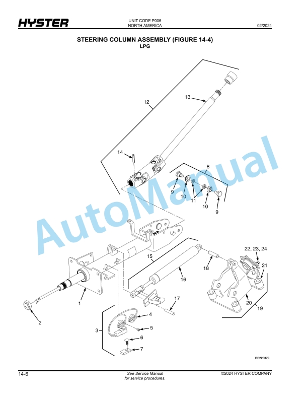 Hyster H135FT, H155FT, H155FTS, H170FTS (P006) Parts Manual 3 Hyster H135FT, H155FT, H155FTS, H170FTS (P006) Parts Manual - Image 3