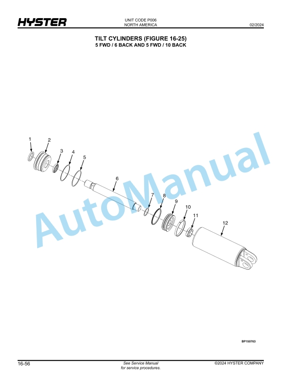 Hyster H135FT, H155FT, H155FTS, H170FTS (P006) Parts Manual 4 Hyster H135FT, H155FT, H155FTS, H170FTS (P006) Parts Manual - Image 4