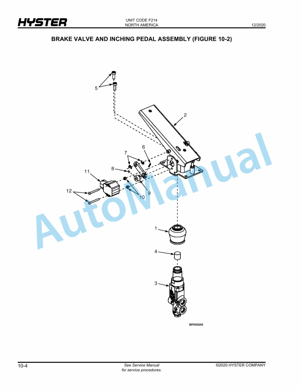 Hyster H180XD-EC6 to H230XD-ECD9 (F214) Parts Manual 2 Hyster H180XD-EC6 to H230XD-ECD9 (F214) Parts Manual - Image 2