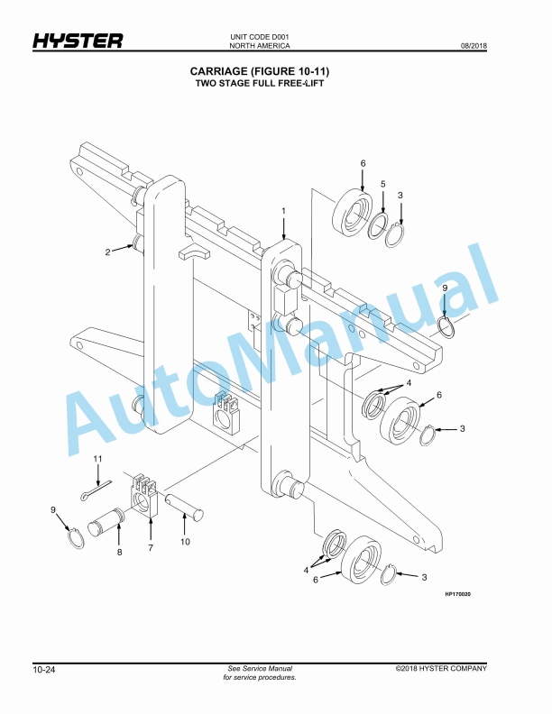 Hyster H25-40XM, H40XMS (D001) Challenger Parts Manual 5 Hyster H25-40XM, H40XMS (D001) Challenger Parts Manual - Image 5