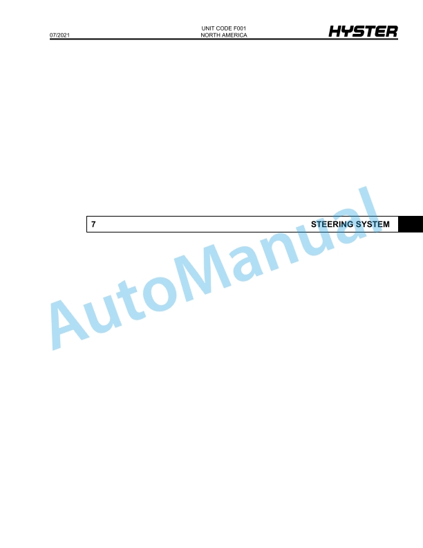 Hyster H30-35FT, H40FTS (F001) Fortis Parts Manual 3 Hyster H30-35FT, H40FTS (F001) Fortis Parts Manual - Image 3