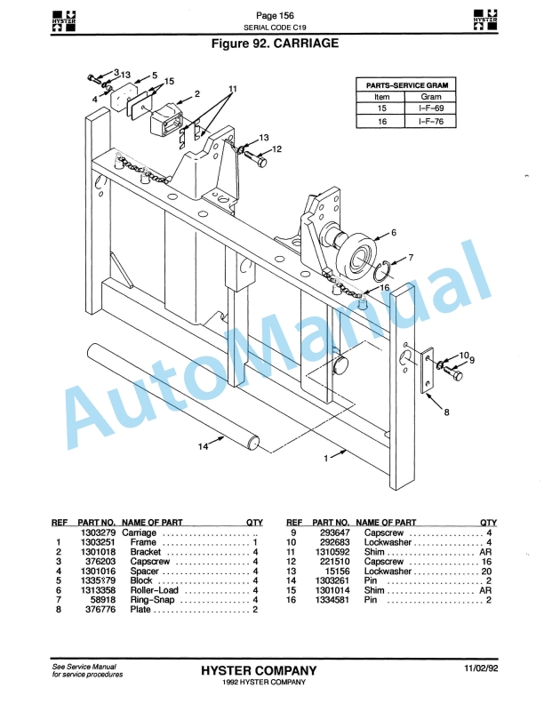 Hyster H300-360XL, H330XL-EC, H360XL-EC, H13.00-16.00XL, H10.00XL-12EC, H12.00XL-12EC (C19) Challenger Parts Manual 4 Hyster H300-360XL, H330XL-EC, H360XL-EC, H13.00-16.00XL, H10.00XL-12EC, H12.00XL-12EC (C19) Challenger Parts Manual-4