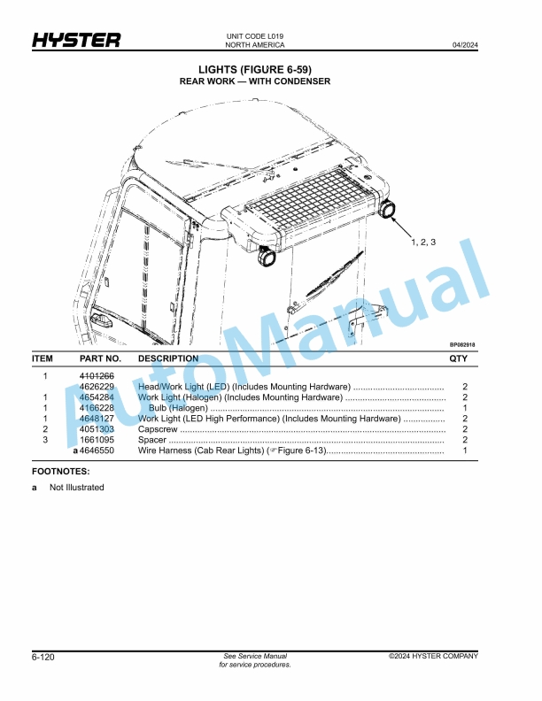Hyster H300HD2, H330HD2, H360HD2, H360HD2-EC, H210-48HD2, H230-48HD2, H250-48HD2 (L019) Parts Manual 2 Hyster H300HD2, H330HD2, H360HD2, H360HD2-EC, H210-48HD2, H230-48HD2, H250-48HD2 (L019) Parts Manual - Image 2