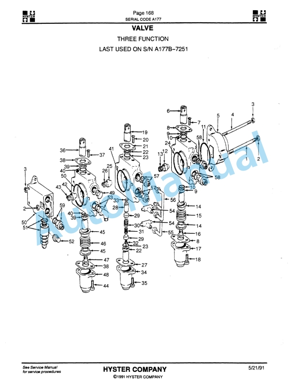 Hyster H40-50-60XL, H2.00-2.50-3.00XL (A177) Challenger Parts Manual 2 Hyster H40-50-60XL, H2.00-2.50-3.00XL (A177) Challenger Parts Manual-2