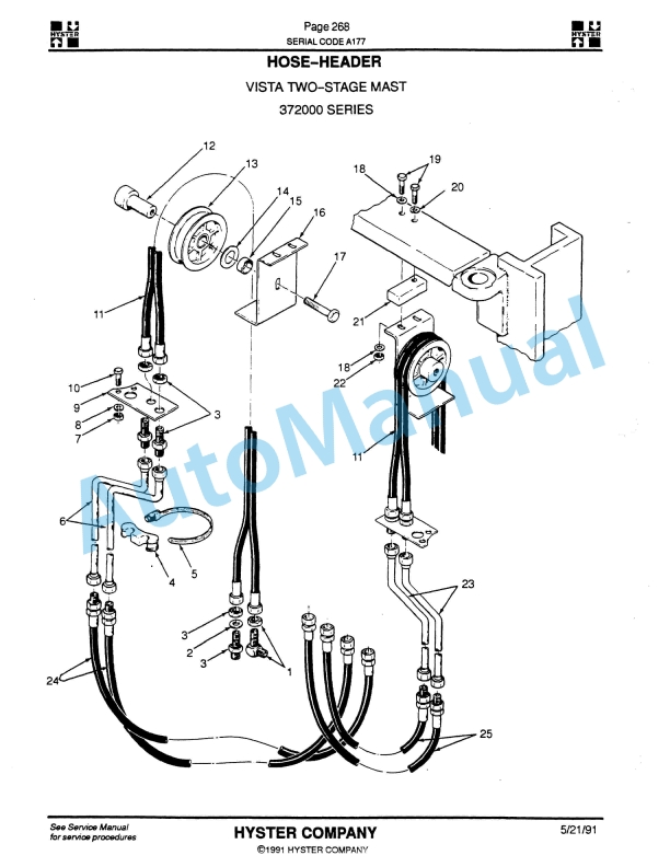 Hyster H40-50-60XL, H2.00-2.50-3.00XL (A177) Challenger Parts Manual 5 Hyster H40-50-60XL, H2.00-2.50-3.00XL (A177) Challenger Parts Manual-5
