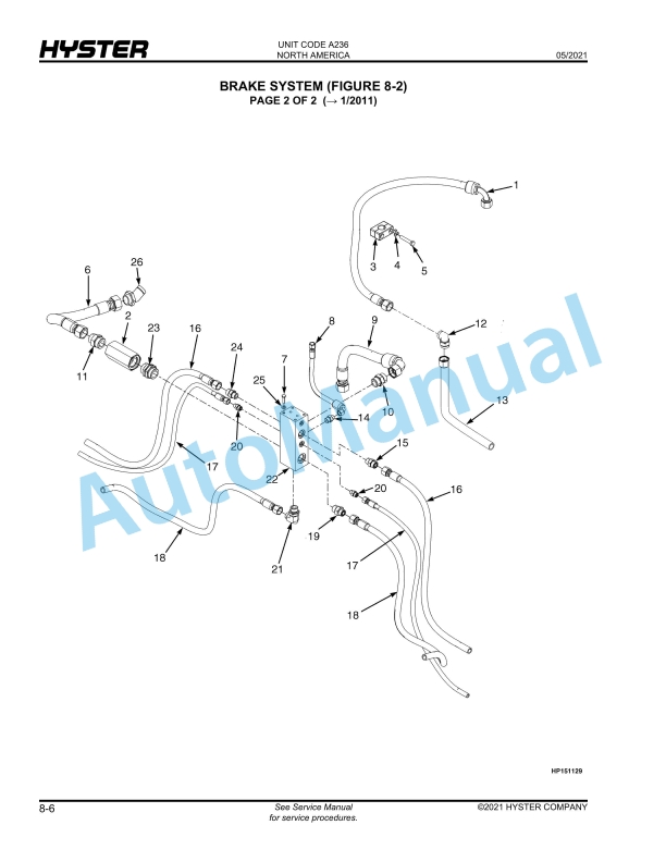 Hyster H400HD, H400HDS, H450HD, H450HDS (A236) Parts Manual 4 Hyster H400HD, H400HDS, H450HD, H450HDS (A236) Parts Manual - Image 4
