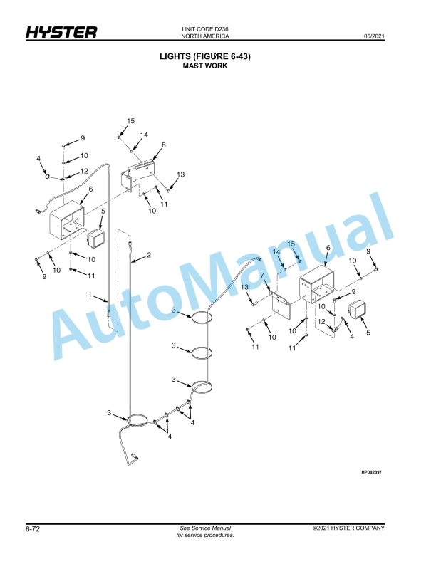Hyster H400XD36, H400XDS36, H450XD36, H450XDS36 (D236) Parts Manual 2 Hyster H400XD36, H400XDS36, H450XD36, H450XDS36 (D236) Parts Manual - Image 2