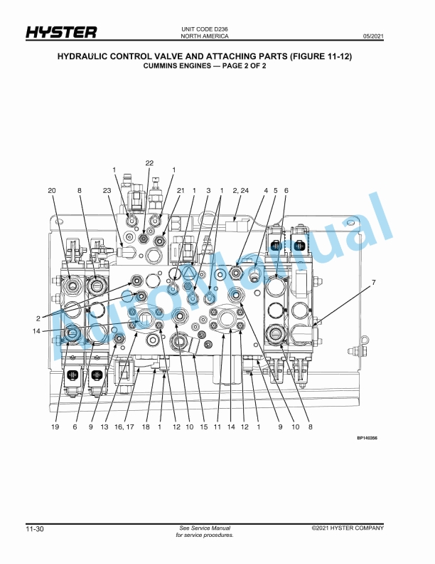 Hyster H400XD36, H400XDS36, H450XD36, H450XDS36 (D236) Parts Manual 4 Hyster H400XD36, H400XDS36, H450XD36, H450XDS36 (D236) Parts Manual - Image 4
