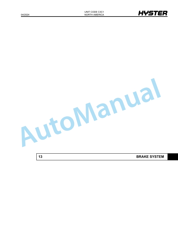 Hyster H40A, H50A, H60A, H70A (C3C1) Parts Manual 3 Hyster H40A, H50A, H60A, H70A (C3C1) Parts Manual - Image 3