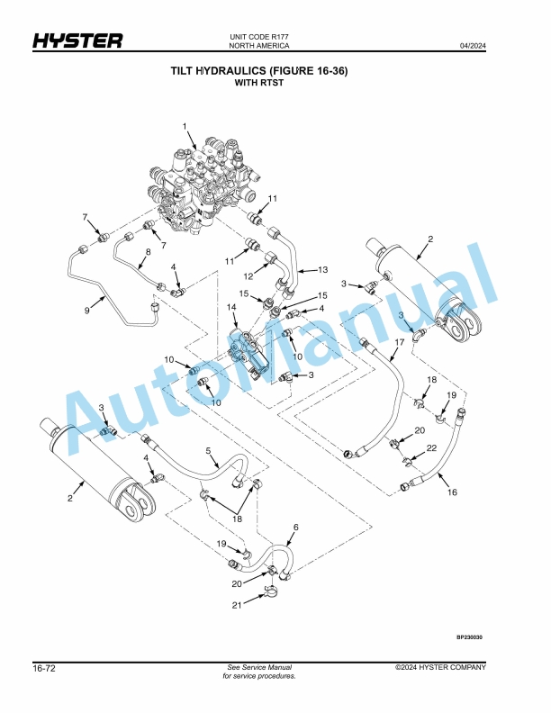 Hyster H40A, H50A, H60A, H70A (R177) Parts Manual 3 Hyster H40A, H50A, H60A, H70A (R177) Parts Manual - Image 3