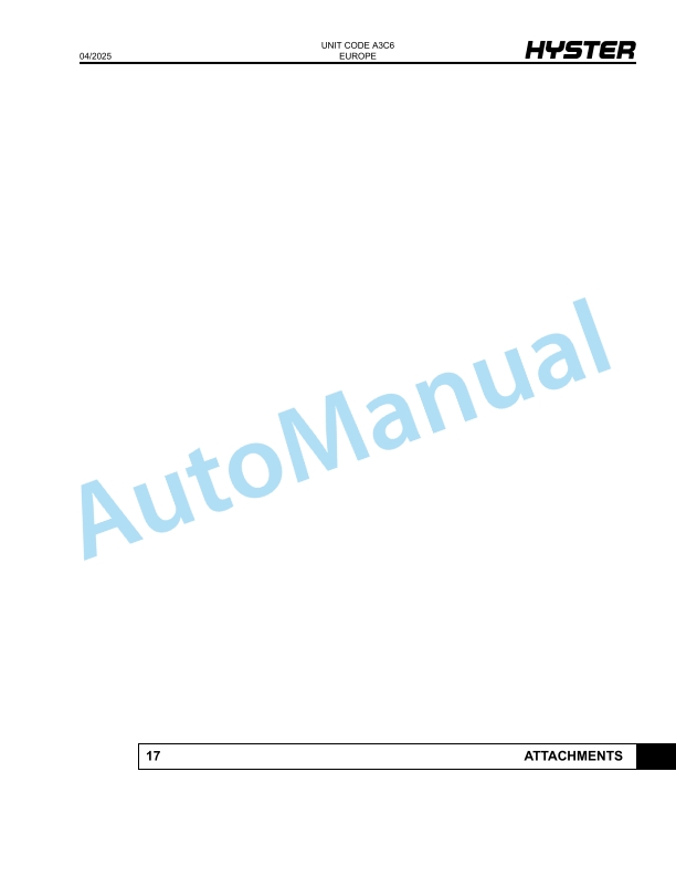 Hyster H4.0UT, H4.5UT, H5.0UT, H5.0UTS6 (A3C6) Parts Manual 4 Hyster H4.0UT, H4.5UT, H5.0UT, H5.0UTS6 (A3C6) Parts Manual - Image 4