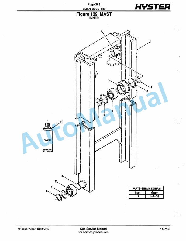 Hyster H70-110XL, H90XLS (F5) Challenger Parts Manual 3 Hyster H70-110XL, H90XLS (F5) Challenger Parts Manual-3