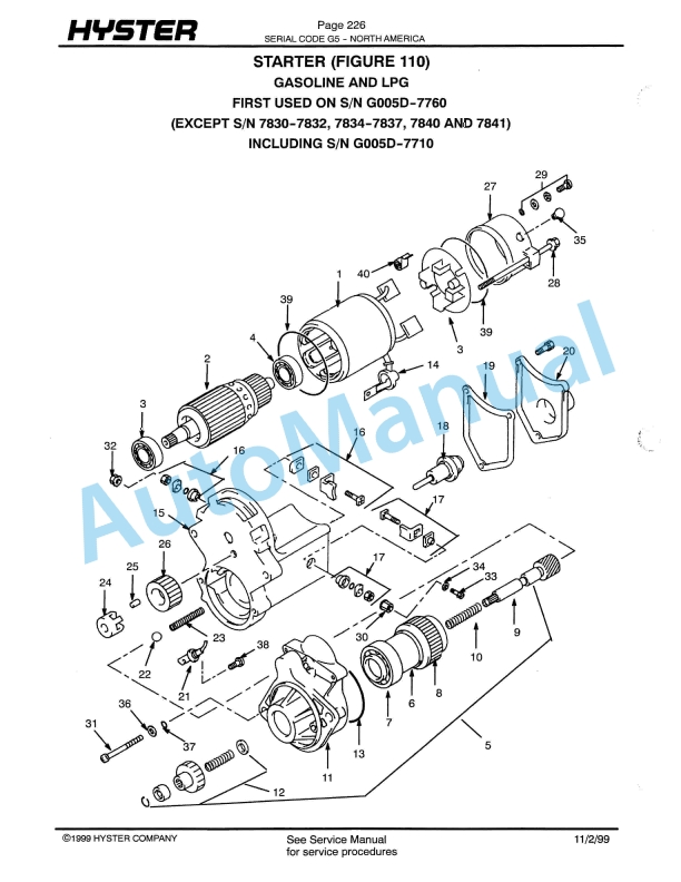 Hyster H70, 80, 90, 100, 110XL, H90XLS (G5) Challenger Parts Manual 2 Hyster H70, 80, 90, 100, 110XL, H90XLS (G5) Challenger Parts Manual-2