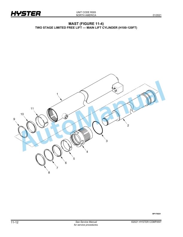 Hyster H80-H120FT (R005) Parts Manual 4 Hyster H80-H120FT (R005) Parts Manual - Image 4