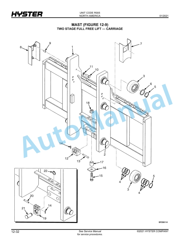 Hyster H80-H120FT (R005) Parts Manual 5 Hyster H80-H120FT (R005) Parts Manual - Image 5