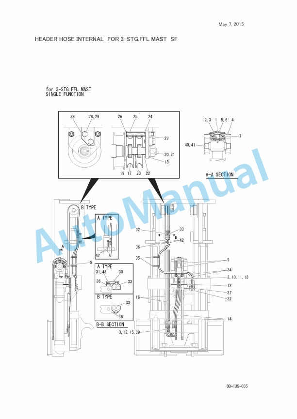 Hyster J1.50-3.00EX (B881)(B882) Mast Parts Manual 3 Hyster J1.50-3.00EX (B881)(B882) Mast Parts Manual-3