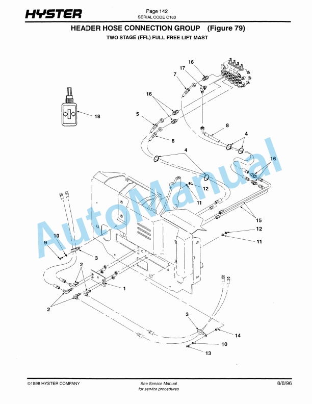 Hyster J30-35-40XMT (C160) Electric Parts Manual 4 Hyster J30-35-40XMT (C160) Electric Parts Manual-4