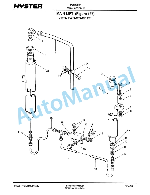 Hyster J40-50-60XL, J2.00-2.50-3.00XL (B168) Electric Parts Manual 4 Hyster J40-50-60XL, J2.00-2.50-3.00XL (B168) Electric Parts Manual-4