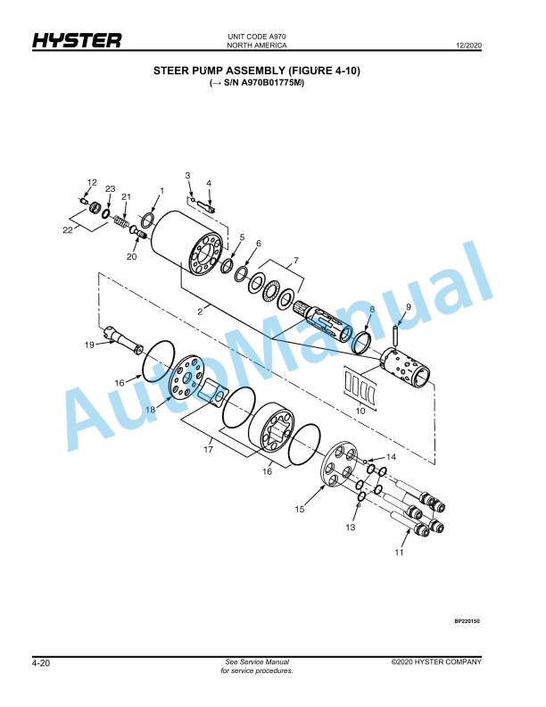 Hyster J80XN, J90XN, J100XN, J100XLN, J110XN, J120XN (A970) Parts Manual 2 Hyster J80XN, J90XN, J100XN, J100XLN, J110XN, J120XN (A970) Parts Manual - Image 2