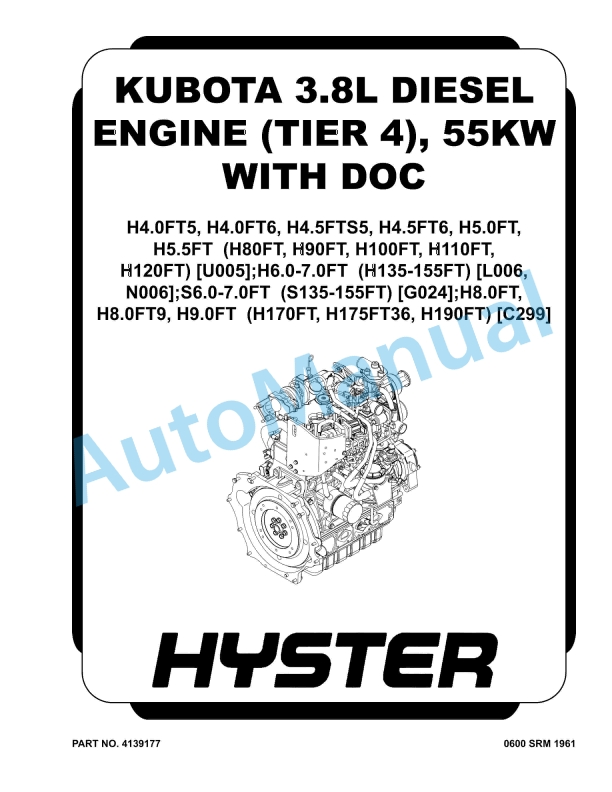 Hyster Metric And Inch (SAE) Fasteners All Models Maintenance And Repair 4 Hyster Metric And Inch (SAE) Fasteners All Models Maintenance And Repair - Image 4