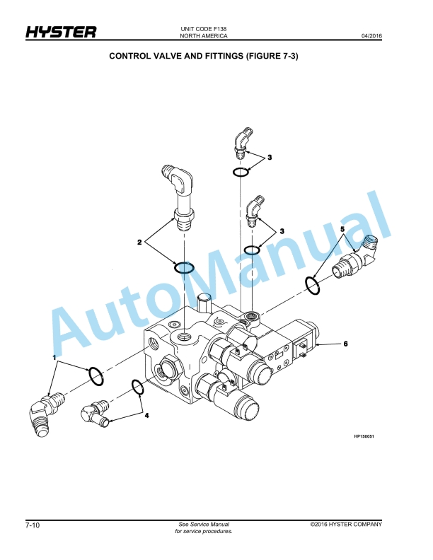 Hyster N30XMDR2, N45XMR2 (F138) Electric Parts Manual 2 Hyster N30XMDR2, N45XMR2 (F138) Electric Parts Manual - Image 2