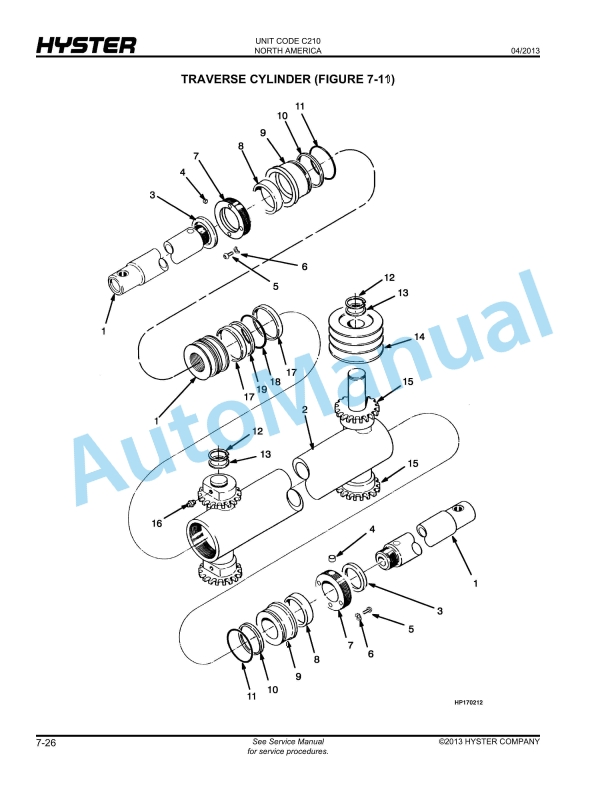 Hyster N30XMH2 (C210) Electric Parts Manual 5 Hyster N30XMH2 (C210) Electric Parts Manual - Image 5