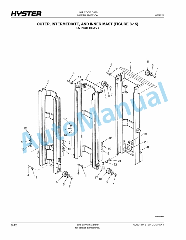 Hyster N35ZR, N40ZR, N30ZDR (D470) Parts Manual 3 Hyster N35ZR, N40ZR, N30ZDR (D470) Parts Manual - Image 3