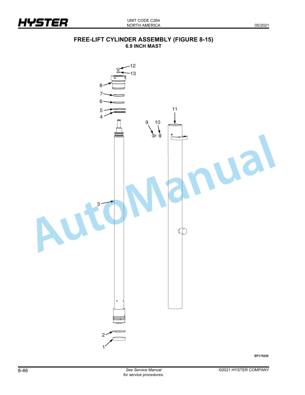Hyster N45ZR, N35ZDR (C264) Parts Manual 3 Hyster N45ZR, N35ZDR (C264) Parts Manual - Image 3