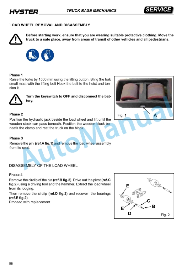 Hyster P2.0K-UT (A3B0) Pedestrian Pallet Truck Operation Manual 5 Hyster P2.0K-UT (A3B0) Pedestrian Pallet Truck Operation Manual-5