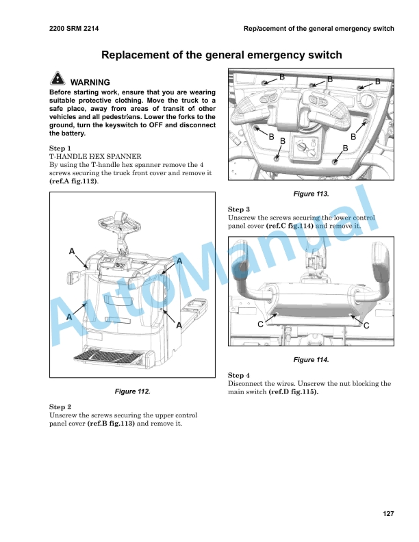 Hyster P2.0S, P2.5S, P3.0S (E439) Frame And Main Components Service Manual 5 Hyster P2.0S, P2.5S, P3.0S (E439) Frame And Main Components Service Manual - Image 5