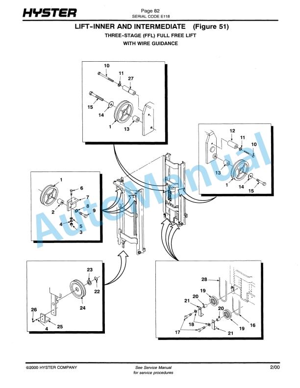 Hyster R30F, R30FA, R30FF (E118) Electric Parts Manual-4